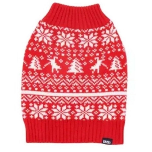 NWOT BARKBOX DOG CHRISTMAS SWEATER SIZE SMALL - Picture 1 of 8